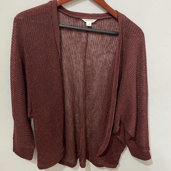 Aeropostale Sweaters - Aeropostale Maroon Lightweight Cardigan